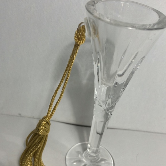 Gorham Crystal Lady Anne Ornament Champagne Flute - Picture 2 of 4